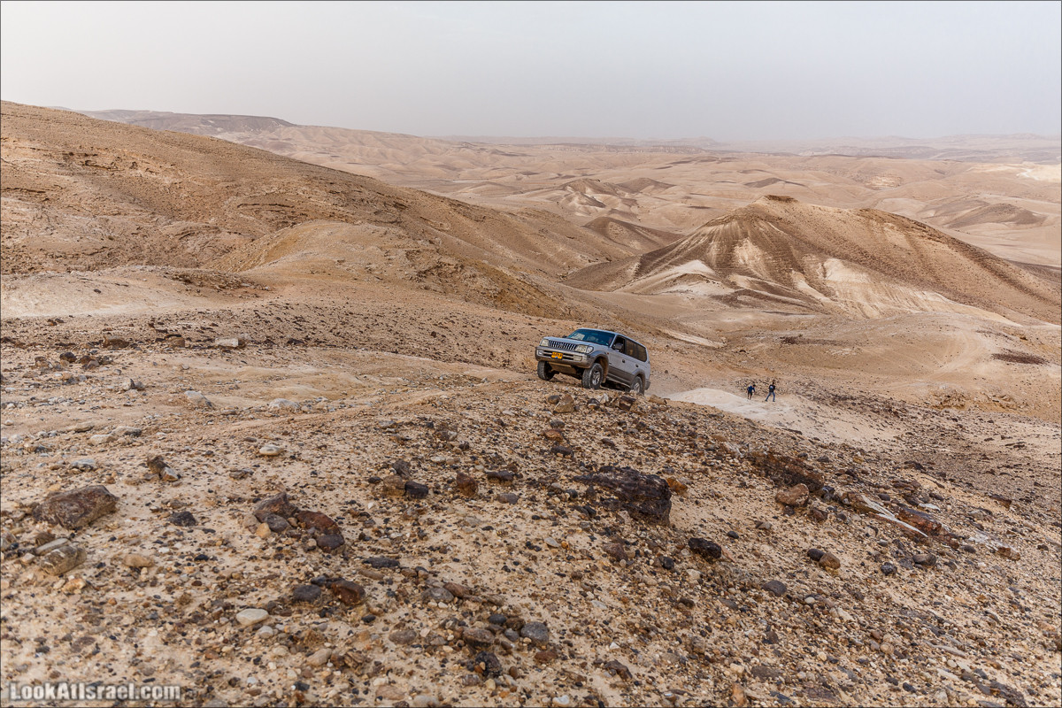 Курс вождения по бездорожью | Итоговый марафон - 2 дня в пустыне - Сакиней Димона - Димонские лезвия | LookAtIsrael.com - Фото путешествия по Израилю