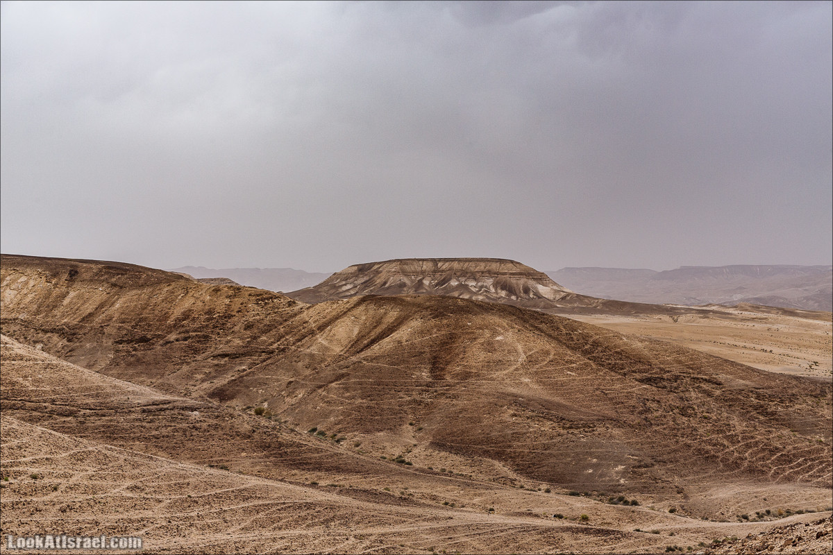 Курс вождения по бездорожью | Итоговый марафон - 2 дня в пустыне - Бескрайняя пустыня и гора Комот | LookAtIsrael.com - Фото путешествия по Израилю