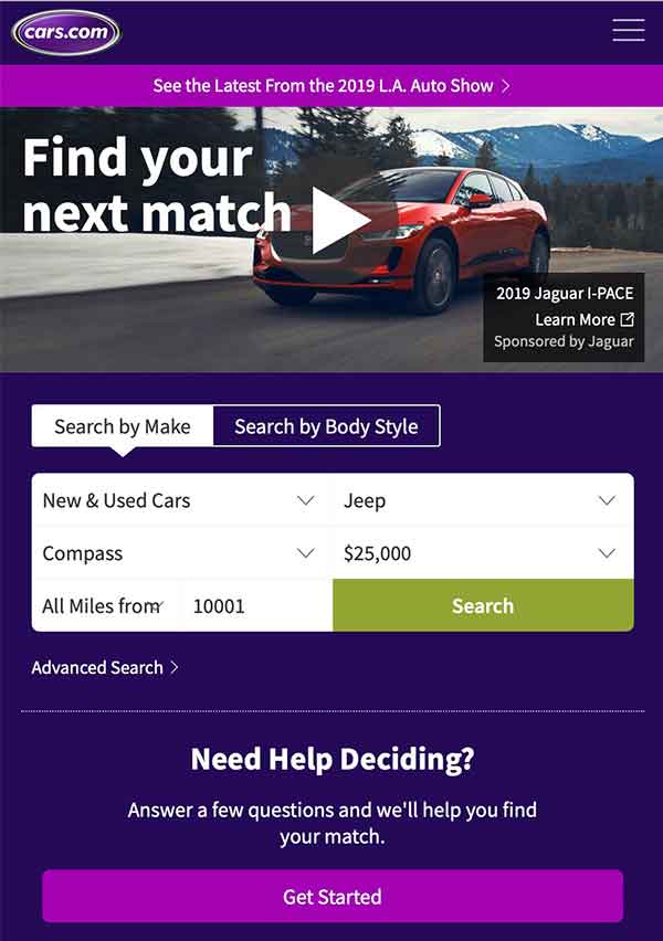 Сайт для поиска автомобиля на продажу в США | LookAtIsrael.com - Фото путешествия по Израилю