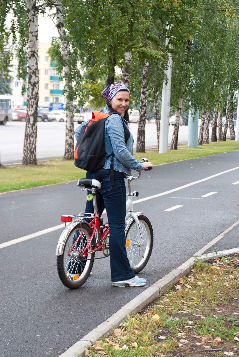 Велопробегом по Уфе