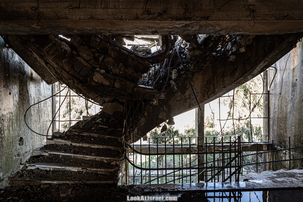 Здание сирийского командования на Голанских высотах