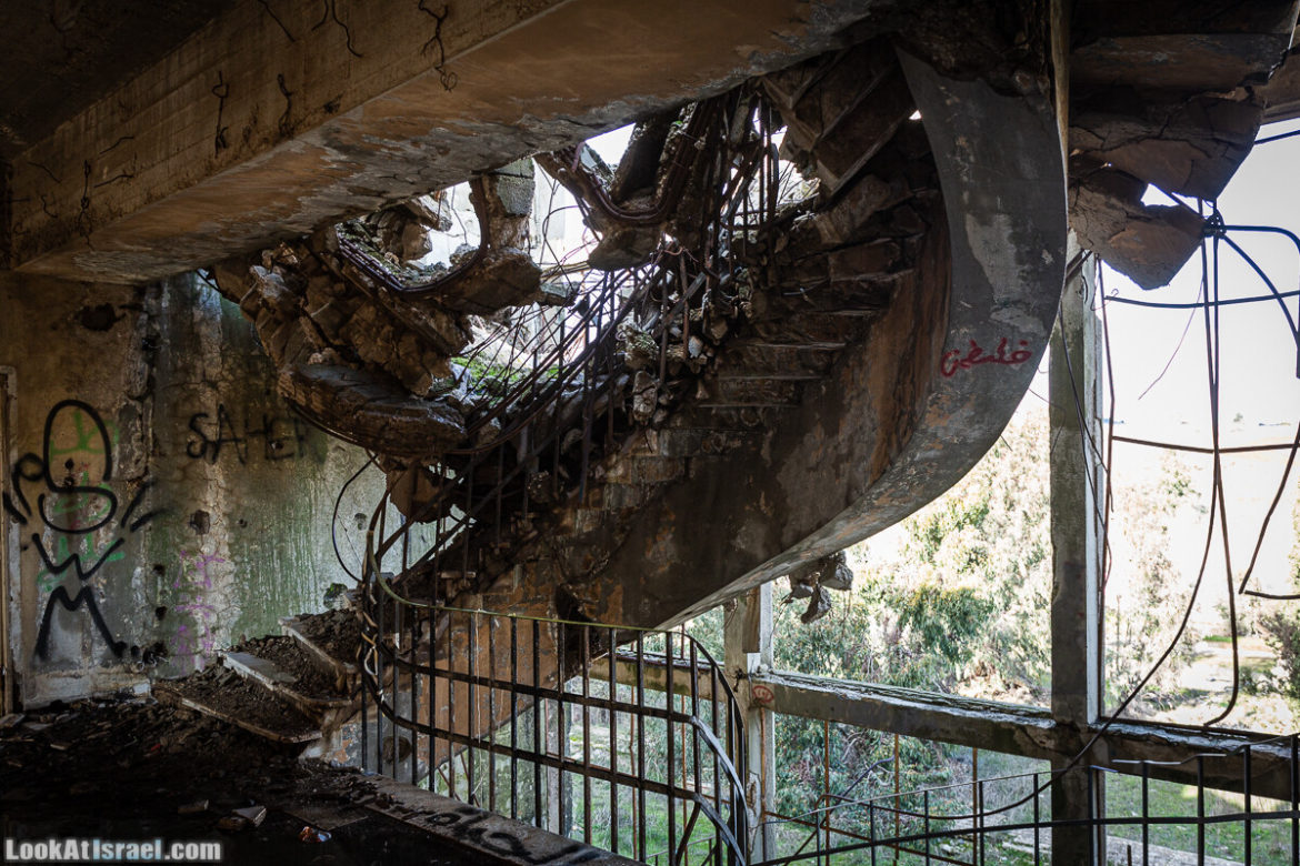 Здание сирийского командования на Голанских высотах